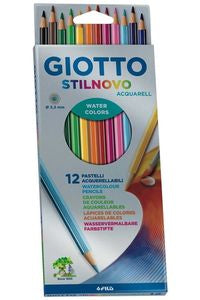 ESTUCHE 12 LAPICES COLORES GIOTTO STILNOVO ACQUARELL