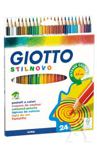 ESTUCHE 24 LAPICES COLORES GIOTTO STILNOVO