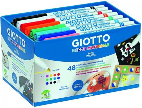 Pack 48 rotuladores giotto decor materials