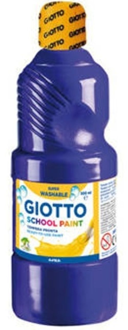 Bote témpera escolar Giotto 500ml violeta