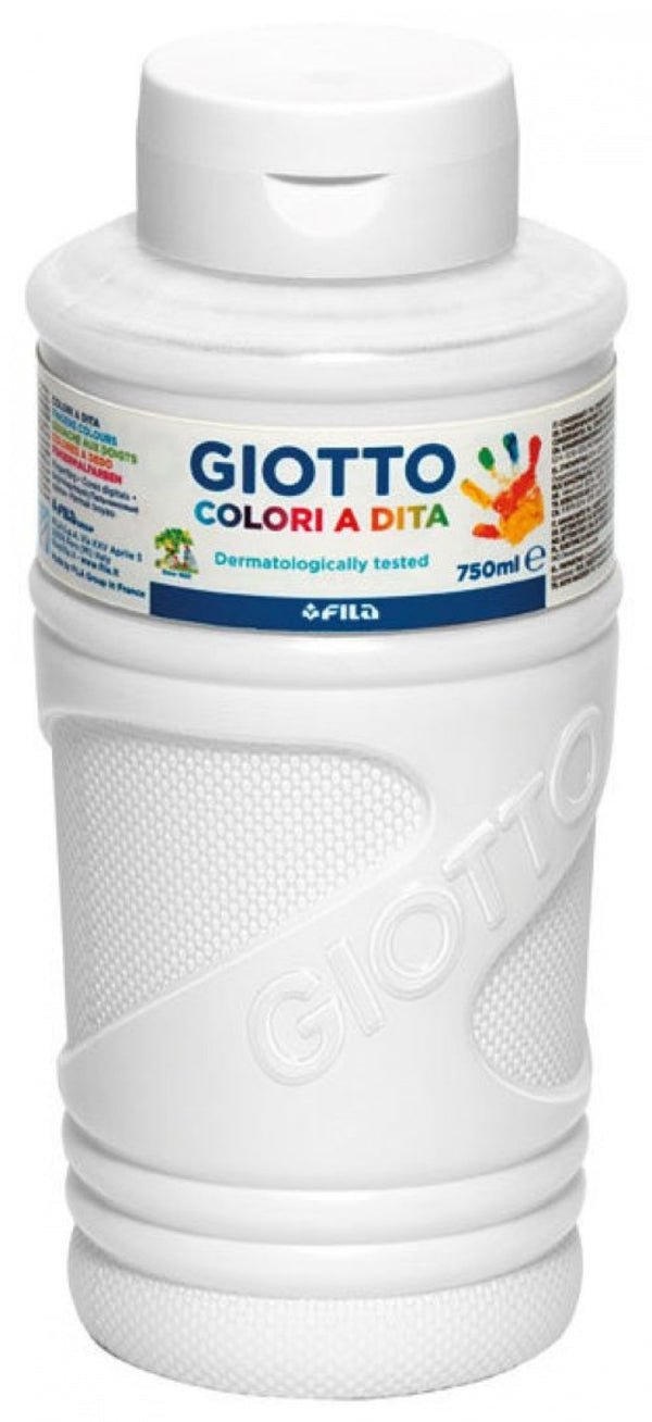 BOTE PINTURA DEDOS GIOTTO 750ML BLANCO