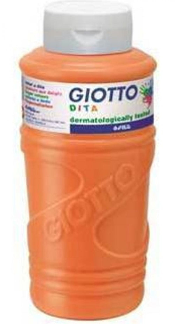 BOTE PINTURA DEDOS GIOTTO 750ML NARANJA
