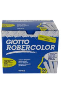 ESTUCHE 100 TIZAS BLANCAS ROBERCOLOR