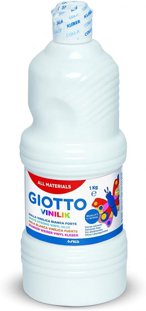 BOTELLA PEGAMENTO COLA BLANCA GIOTTO VINILIK 1 KG