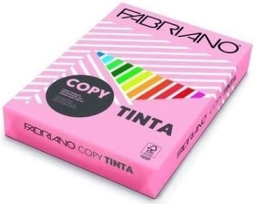 PAQUETE A4 500H 80G COLOR PASTEL ROSA FABRIANO