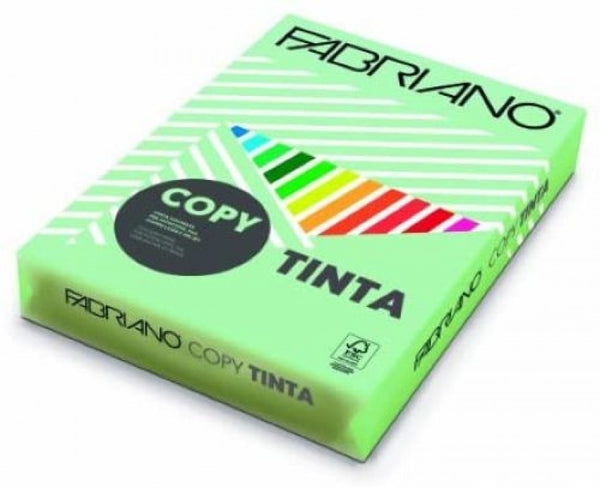 PAQUETE A4 500H 80G COLOR PASTEL VERDE CLARO FABRIANO