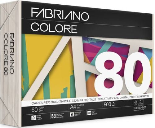 PAQUETE A4 500H 80G FABRIANO COLORE MARFIL