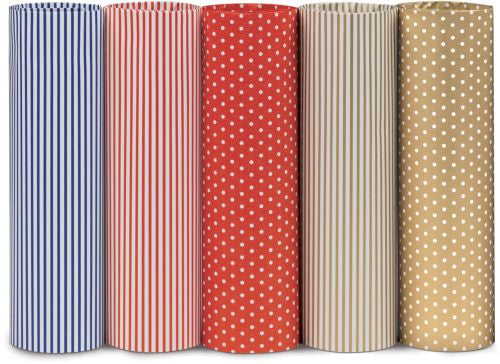 EXP 50 ROLLITOS PAPEL REGALO GRAPHIC 70X200CM SURTIDO