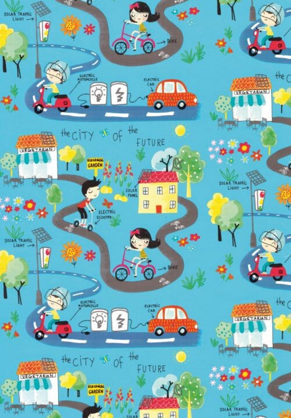 BOBINA PAPEL REGALO FANTASIA T/AÑO 31CMX3,5KG