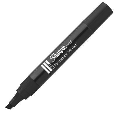 C/12 ROTULADOR SHARPIE W10 NEGRO MARCADOR PERMANENTE