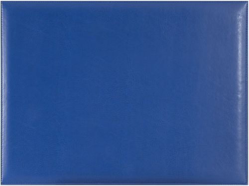 Vade sobremesa color azul 50x35cm simil piel