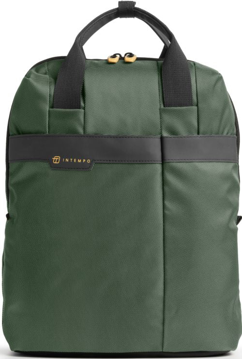 MOCHILA DOBLE ASA VERDE 31X45X15 CM