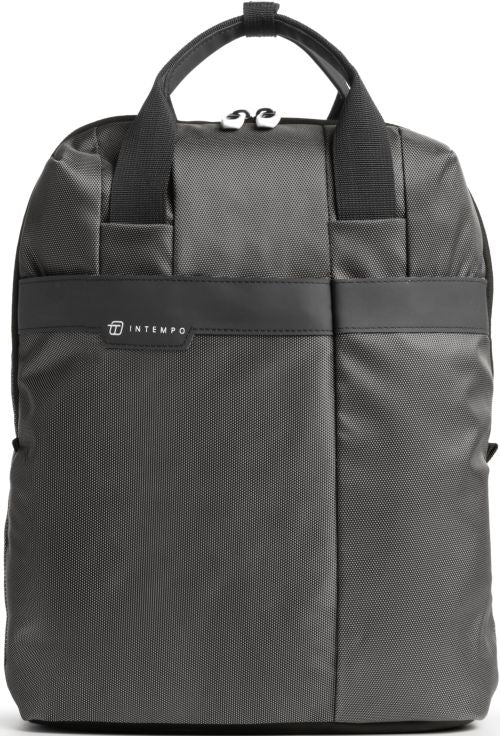 MOCHILA DOBLE ASA NEGRA 31X45X15 CM