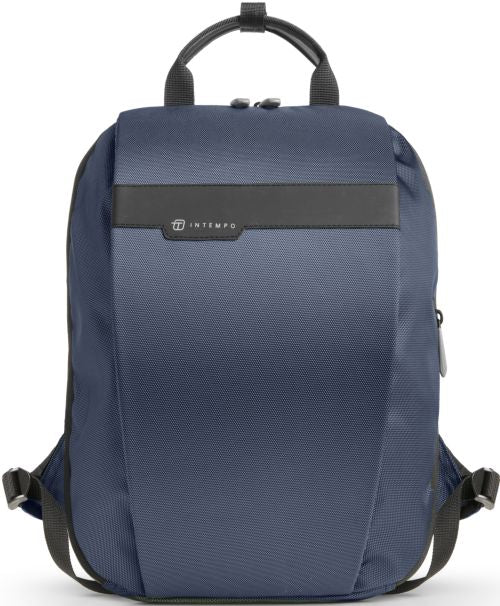 MOCHILA OVALADA AZUL 29X3X13 CM