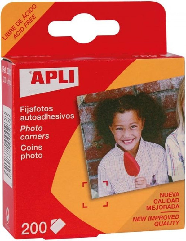 C/200 FIJAFOTOS ADHESIVOS 18X17 MM