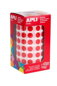 ROLLO GOMETS REDONDO ROJO AUTOADHESIVOS 10,5MM