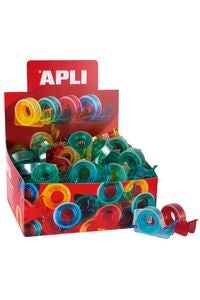 Exp 60 mini portarrollos cinta adhesiva 10mx15mm Apli