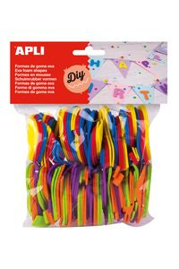 Bolsa 120 numeros goma eva colores surtidos