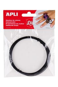 Hilo alambre negro 1,55mm x 5m