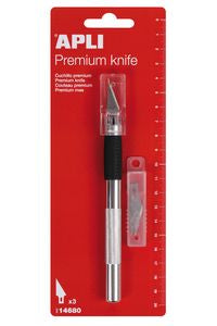 CUTTER DE PRECISION PREMIUM + 3 CUCHILLAS DE RECAMBIO