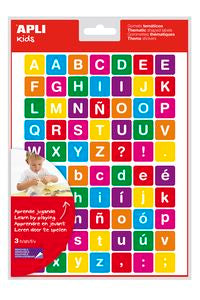 BOLSA 3 HOJAS GOMETS ABECEDARIO REMOVIBLE