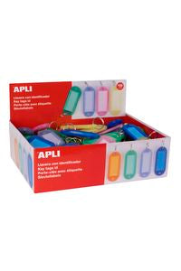 C/100 LLAVEROS DE COLORES TRANSLUCIDOS APLI