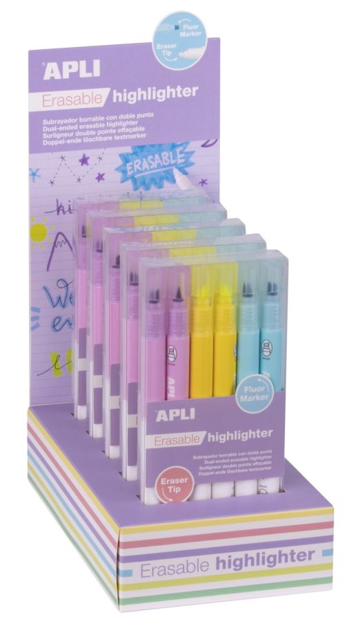 Exp 5 pack de 6 marcadores borrables