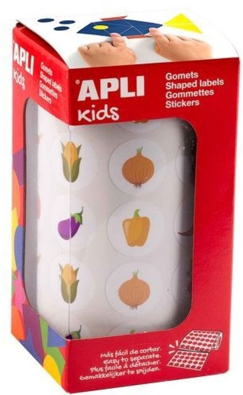 ROLLO GOMETS TEMATICOS HORTALIZAS