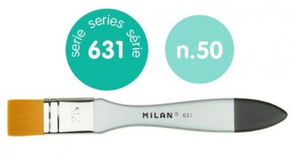 PINCEL PALETINA SINTETICO Nº 50 SERIE 631 MANGO CORTO