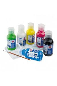 ESTUCHE 6 BOTES TEMPERA MILAN 125ML COLORES SURTIDOS