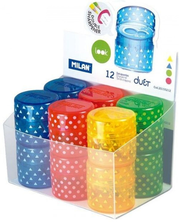 Exp 12 afilalapices doble con deposito duet serie look milan