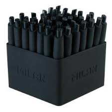 EXP 40 BOLIGRAFOS MINI P1 TOUCH NEGRO MILAN