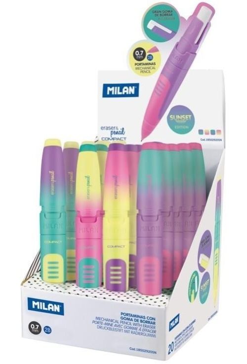 EXP 20 PORTAMINAS COMPACT SUNSET 0,7 MM 2B