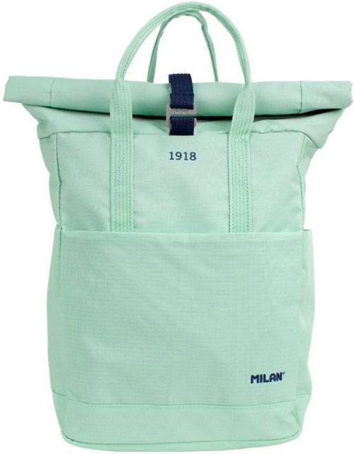 MOCHILA CON CIERRE SUPERIOR ENROLLABLE SERIE 1918 VERDE