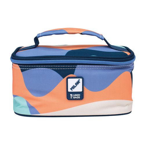 Bolsa isotermica pequeña serie the fun color azul 22x12.5x12 cm