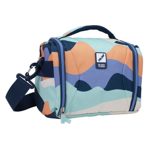 Bolsa isotermica grande serie the fun color azul 24.5x20x16 cm