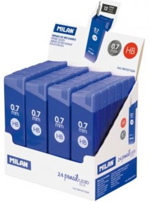 Exp 24 cajas con 12 minas grafito 0,9mm b