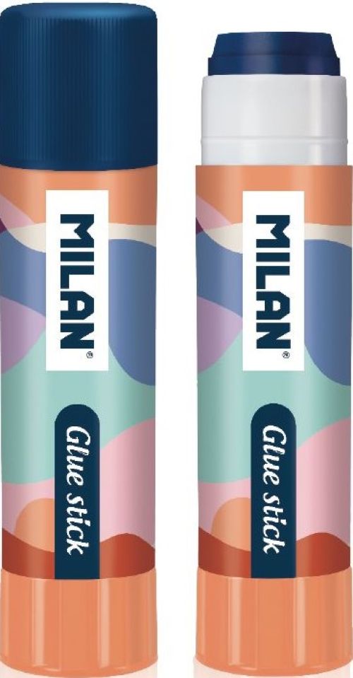 Exp 12 barras pegamento color azul milan 21g