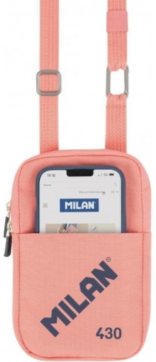 Bolso pequeño bandolera milan 430 since 1918 color rosa
