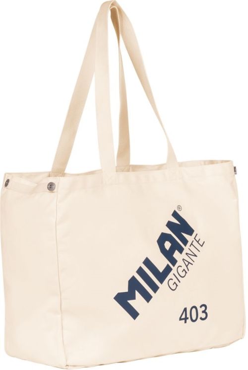 Bolso tote bag grande coleccion milan gigante 403 since 1918 color beige