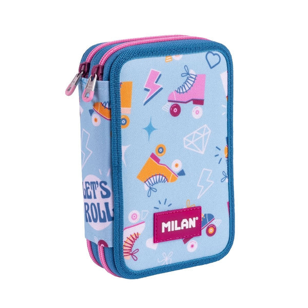 PLUMIER 2 PISOS CON CONTENIDO SERIE ROLLER 19.5X13X5CM