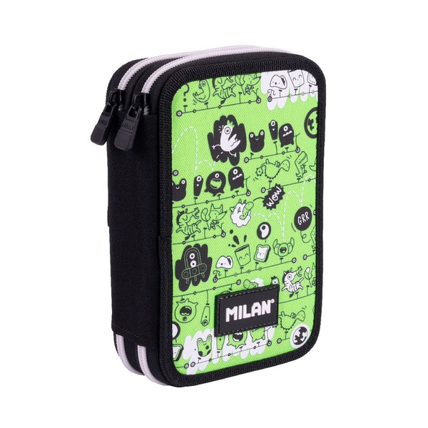 PLUMIER DOBLE CON CONTENIDO SERIE TANDEM 19.5X13X5CM