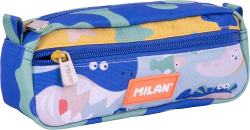 Portatodo rectangular dos compartimentos serie blue odyssey 20,5x9x5,5cm