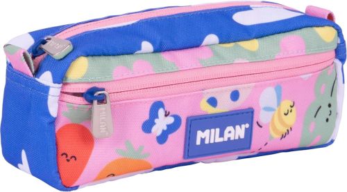 Portatodo rectangular dos cremalleras 20,5x9x5,5cm green &.grow