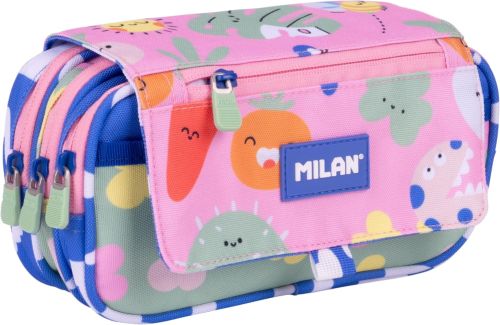 Portatodo 4 compartimentos con solapa 13x24x10cm green &.grow