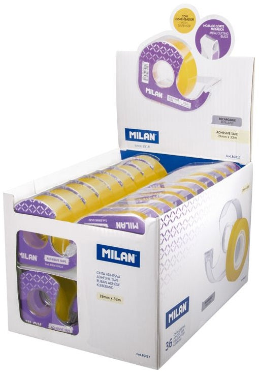 EXP 36 MINI PORTARROLLOS MILAN 33MX19MM MILAN