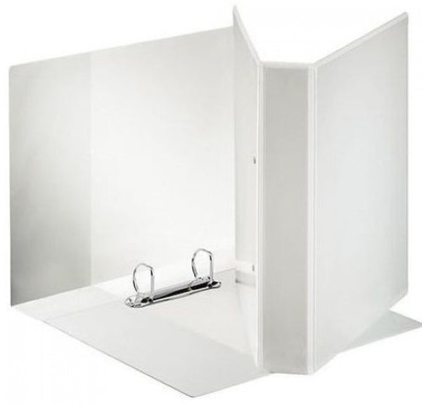 CARPETA CANGURO A4 2 ANILLAS 25MM MIXTAS COLOR BLANCO