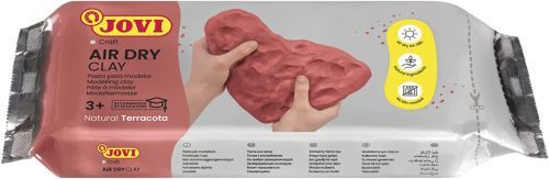 PASTA PARA MODELAR AIR DRY CLAY JOVI 1KG TERRACOTA