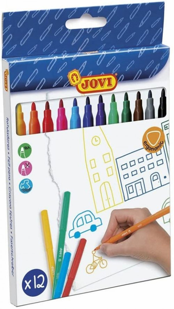 C/12 rotulador jovi punta fina