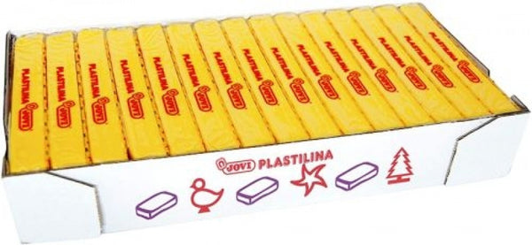 C/15 tacos plastilina mediana amarillo oscuro jovi